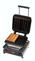 Placas intercambiáveis para waffles de Bruxelas da Neumärker para Thermocook® (ferro fundido com revestimento antiaderente)