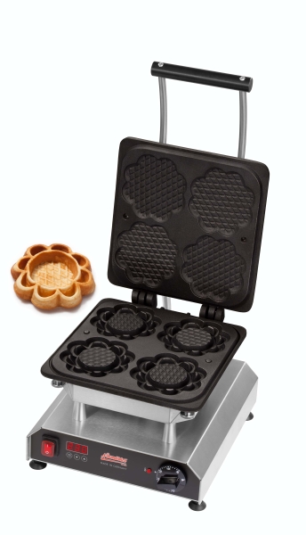 Ferro para waffles Thermocook® da Neumärker, incluindo placas intercambiáveis para tarteletes de waffles