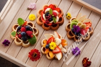 Ferro para waffles Thermocook® da Neumärker, incluindo placas intercambiáveis para tarteletes de waffles