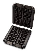 Neumärker Waffo-Biss jeu de plaques de cuisson pour système de cuisson vertical Helios (fraisé CNC)