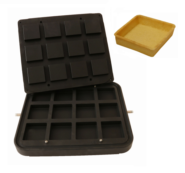 Neumärker Square Interchangeable Plates for Tartlet Basic Machine