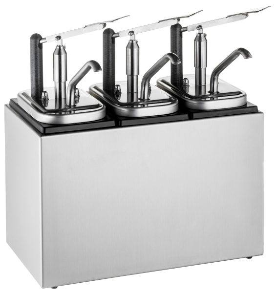 Distributeur de sauces 3x 3 litres