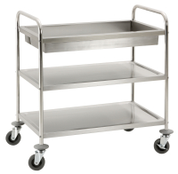 Servierwagen mit Abräummulde