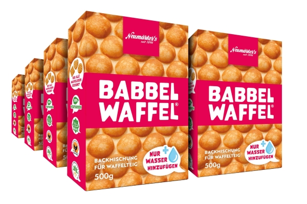 Babbel Waffle® Caixa de cartão 8 VE Tabuleiro
