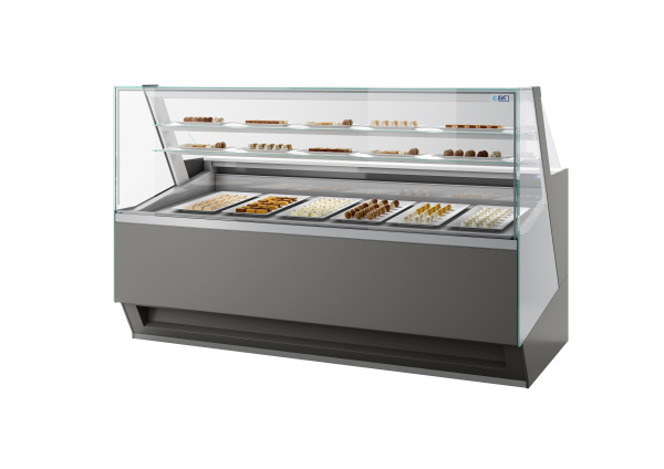 ISA Pralinenvitrine Diva  H140 220