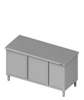 Work cabinet with hinged door 1200x600x850 RX