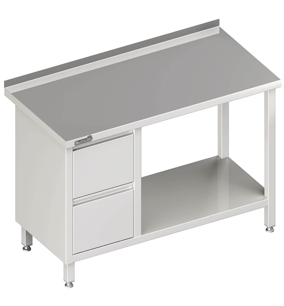 Werktafel met tussenblad 2000x700x850 2x laden LX