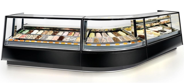 ISA Speiseeisvitrine Kaleido  H117 PLUS2 220