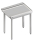 Ablauftisch 1400x750x880 RX AFK