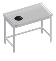 Mesa de trabalho 800x700x850 Orifício para...