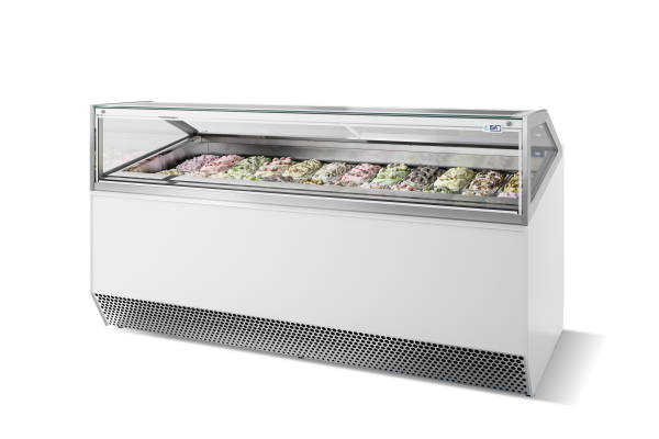 ISA Vitrine à glace Millennium 2.0 H135 190 ST 20