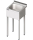 Sottotelaio per lavamani 500x500x500 AFK