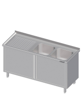 Armario fregadero con puerta abatible 1200x700x850...