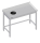 Mesa de trabalho 1600x700x850 Orifício para resíduos LX AFK