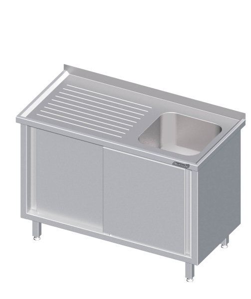Evier avec portes coulissantes 1000x600x850 1xbassin RX AFK