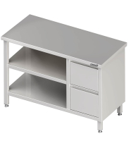 Table de travail avec étagère...