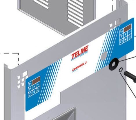 Peça sobressalente TELME FRONT LABEL (COMBIGEL3)