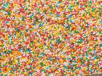 Decorative nonpareil balls, colorful "azo free"...
