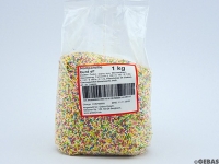 Bolas decorativas de nonpareil coloreadas "azo free" bolsa de 1 kg